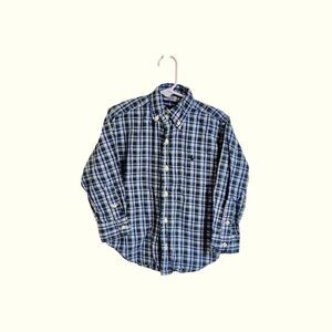 Ralph Lauren Boys Plaid Shirt Sz 4 / 4T